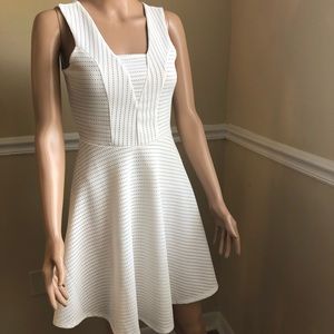 New! Maurices White perforated cocktail dress